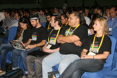 Engineer Khattab Omar Abuisbae, at "Google Convention & Conference", in Amman City, Jordan, Year 2012.