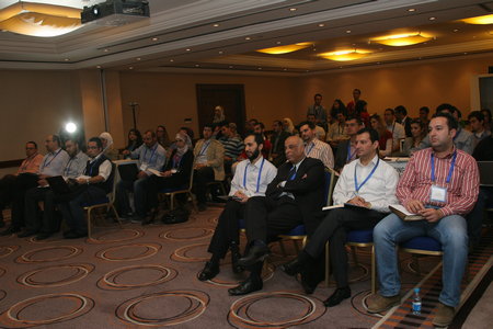 Engineer Khattab Omar Abuisbae, at "Google Convention & Conference", in Amman City, Jordan, Year 2012.