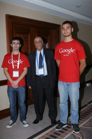 Engineer Khattab Omar Abuisbae, at "Google Convention & Conference, in Amman City, Jordan, Year 2012.