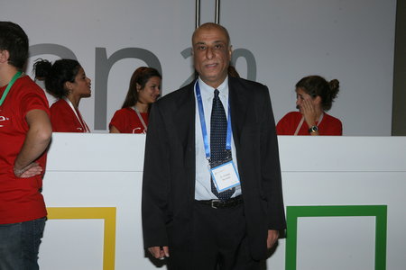 Engineer Khattab Omar Abuisbae, at "Google Convention & Conference", in Amman City, Jordan, Year 2012.