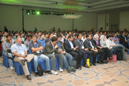 Engineer Khattab Omar Abuisbae, at "Google Convention & Conference", in Amman City, Jordan, Year 2012.