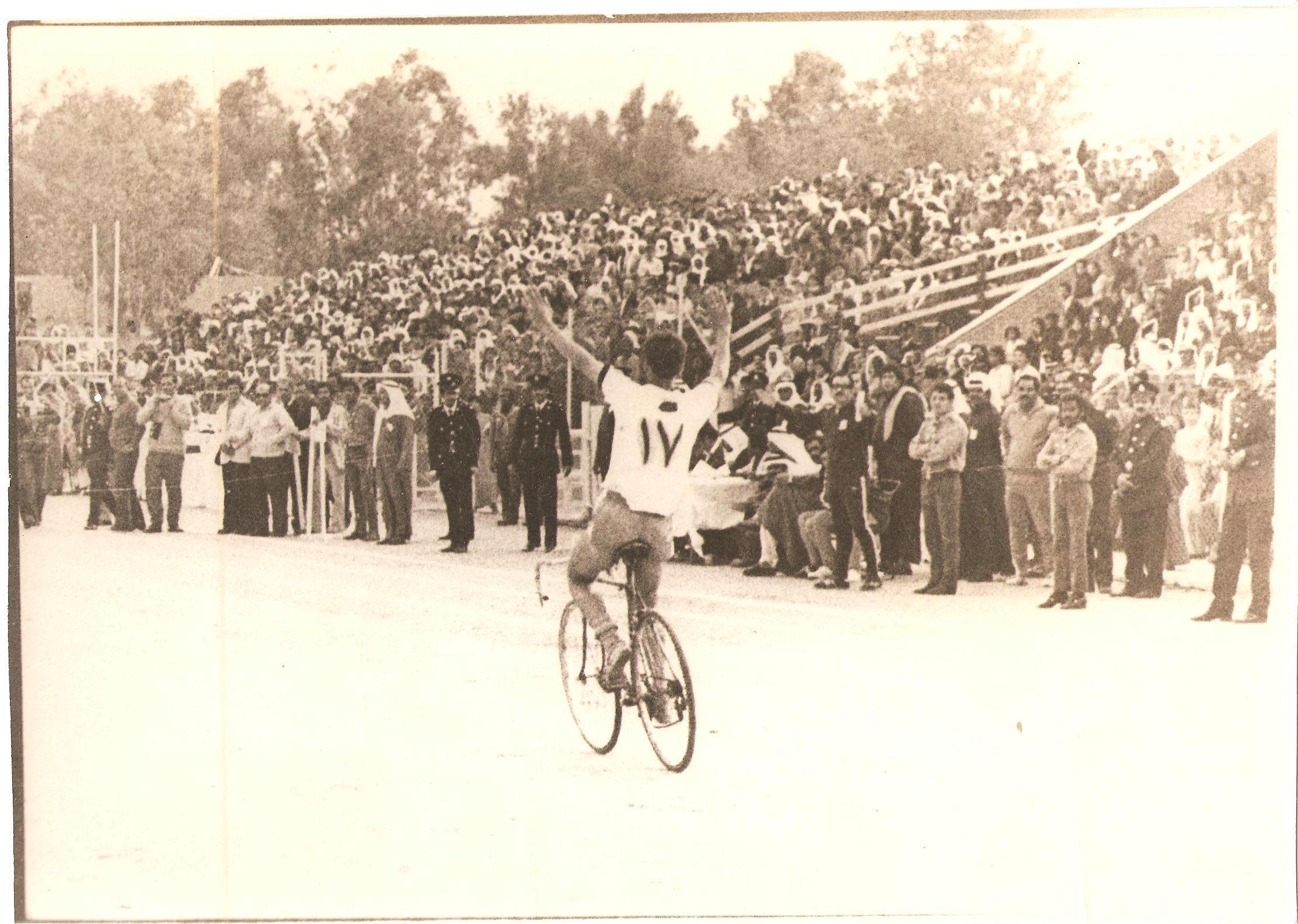 Engineer Khattab Omar Abuisbae's The race final finish Kuwait of Year 1976.