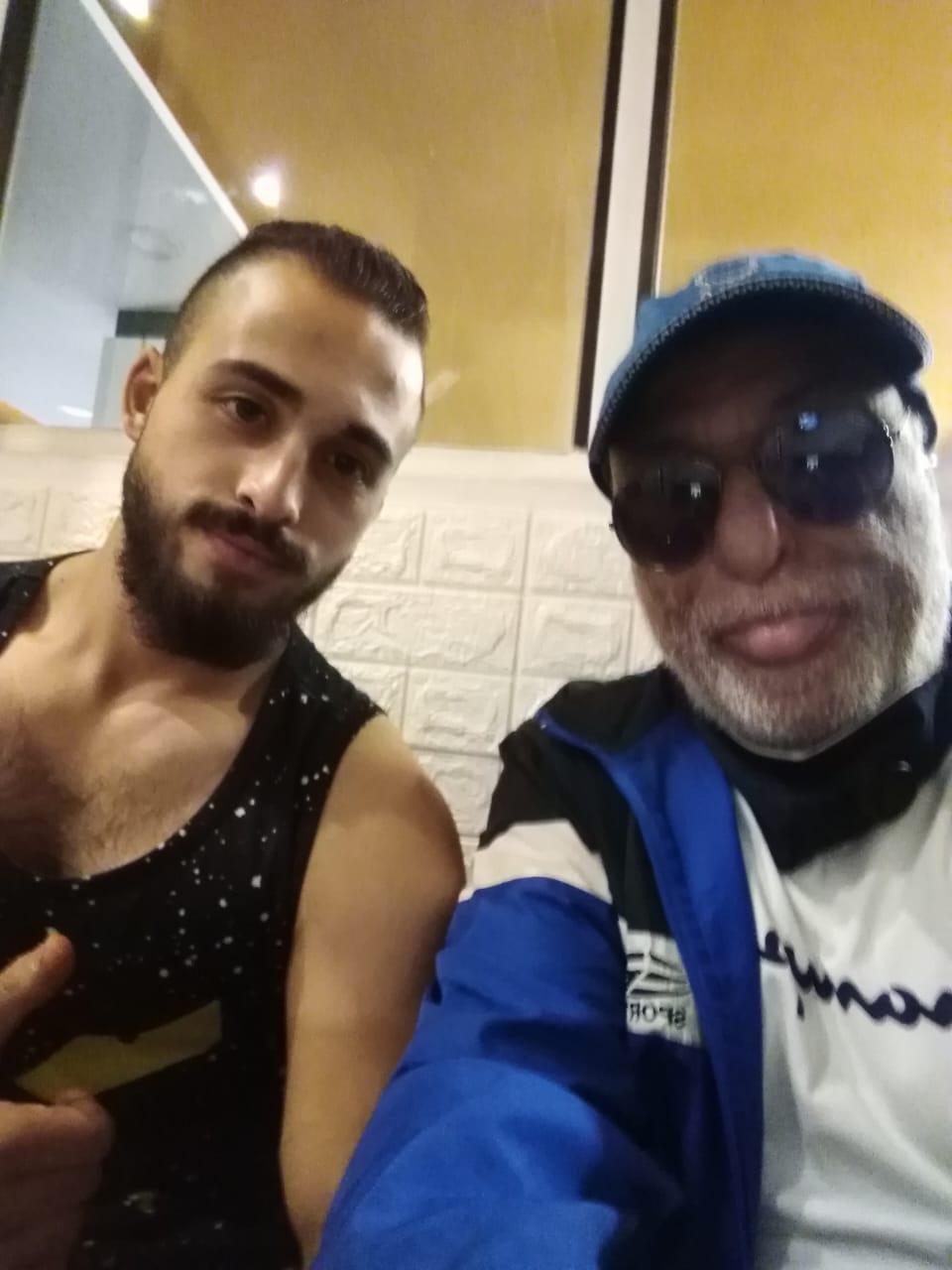 Engineer "Khattab Omar Abuisbae", and My Great Lovely "Training Gem's Coatch, "Captain Ahammad", "Albayader Sports Gem", "Albayader Main Street", Albayader City, Amman, Jordan, Year 2021, Photo 41.